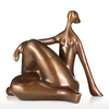 Plump Yoga Femme- Hunker Tomfeel en fibre de verre Sculpture Décoration Original Design Yoga