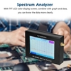 PLZ-SA35-4400-A1 Analyseur de réseau de spectre Source de signal Source de suivi 35-4400 mhz Amplitude Bande passante Fréquence Écran couleur LCD Contrôle complet de l
