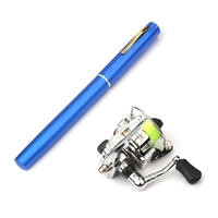 Poche pliable canne à pêche moulinet Combo Mini stylo canne à pêche Kit canne à pêche télescopique Spinning Reel Combo Kit