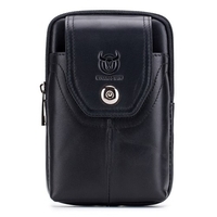 Pochette de ceinture en cuir pour hommes sac banane pochette de téléphone avec boucle de ceinture