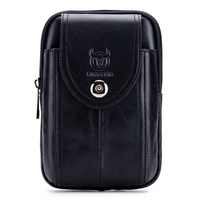 Pochette de ceinture en cuir pour hommes sac banane pochette de téléphone avec boucle de ceinture