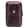 Pochette de ceinture en cuir pour hommes sac banane pochette de téléphone avec boucle de ceinture
