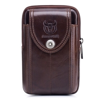 Pochette de ceinture en cuir pour hommes sac banane pochette de téléphone avec boucle de ceinture