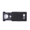 Pocket LED Magnifying Glass Jewellery Magnifier Microscope 30X 60X Portable Slide Out Loupe UV Light Tweeze