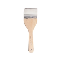 Poignée en bois de cheveux doux de pinceau professionnel