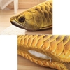 Poissons réalistes de poupée de simulation de peluche,  animaux de compagnie interactifs drôles mâchent des fournitures de morsure pour le chat / minou / chaton Flop de poisson jouet de chat Catnip Toys