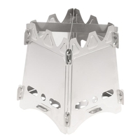 Poêle Lixada Compact pliant en bois pour le camping en plein air Cuisine de pique-nique