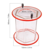 Polisseuse à gobelet pour bijoux 3KG 6.6Lb Mini machine à polir à baril rotatif Temps de rotation bidirectionnel / Vitesse commutable pour pièces de monnaie Élimination de la rouille en métal Finition de polissage de surface