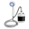 Pomme de douche électrique extérieure portable 2200 mAh USB Rechargeable Pump