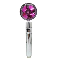 Pommeau de douche à hélice turbo haute pression portable tourné à 360 ° puissant jet à main économiseur d