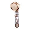 Pommeau de douche à main avec interrupteur marche/arrêt du ventilateur Turbo Pomme de douche haute pression à 3 réglages G1/2 pomme de douche à économie d