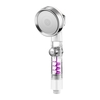 Pommeau de douche à main avec interrupteur marche/arrêt du ventilateur Turbo Pomme de douche haute pression à 3 réglages G1/2 pomme de douche à économie d