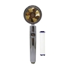 Pommeau de douche à main avec ventilateur Turbo Interrupteur de pause marche/arrêt Filtre en coton Pomme de douche haute pression à économie d
