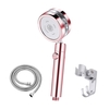Pommeau de douche à main avec ventilateur Turbo Interrupteur marche/arrêt de pause Filtre en coton Pomme de douche haute pression à économie d
