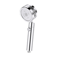 Pommeau de douche à main avec ventilateur Turbo Interrupteur marche/arrêt de pause Filtre en coton Pomme de douche haute pression à économie d