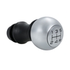 Pommeau de levier de vitesse chromé adaptateur de levier de levier de vitesse manuelle à 5 vitesses pour Peugeot 106 206 207 306 307 407 408 508 807
