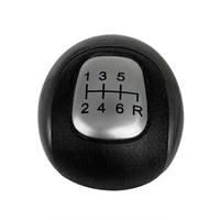 Pommeau de levier de vitesse de voiture à 5 vitesses de remplacement noir pour Honda Civic 2006-2011 (modèles DX,  EX et LX)