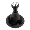 Pommeau de levier de vitesse de voiture levier de vitesse couvercle 5 vitesses et R vitesse guêtre botte en cuir PU Kit de remplacement pour 307 308 607 608 C3 C5