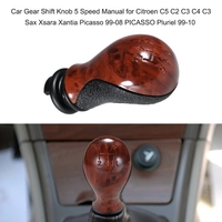 Pommeau de levier de vitesses manuel 5 vitesses pour Citroen Sax Xsara Xantia C2 C3 C4 C5 C3 Picasso Pluriel 99-08