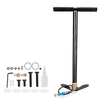 Pompe à pneu manuelle à 3 étages Mini gonfleur haute pression pour voiture vélo basket-ball cyclisme accessoire pompe à air avec baromètre