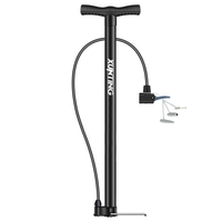 Pompe à vélo universelle à haute pression pompe à air portable pompe de gonflage en métal durable pour vélo moto basket-ball