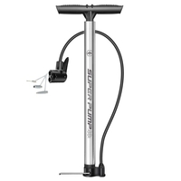 Pompe à vélo universelle à haute pression pompe à air portable pompe de gonflage en métal durable pour vélo moto basket-ball