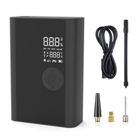 Pompe de gonflage de batterie remplaçable 150PSI pompe de gonflage de moto de vélo de voiture électrique sans fil avec affichage numérique et lumière LED