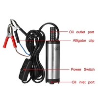 Pompe submersible de CC 12V / 24V pour le pompage de l