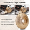 Ponçage de la meule à angle en bois découpant un disque abrasif pour outil rotatif pour l