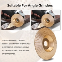 Ponçage de la meule à angle en bois découpant un disque abrasif pour outil rotatif pour l