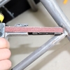 Ponceuse à bande électrique Mini ponceuse à bande Meuleuse électrique Petite machine de meulage Ponceuse à bande électrique à main avec bandes abrasives