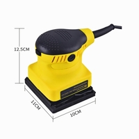 Ponceuse électrique ponceuse à paume compacte 10000 tr/min 160W ponceuse pure haute efficacité pour le polissage des murs en bois et métal 220V