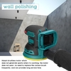 Ponceuse électrique sans fil 8000/10000/12000 tr/min 3 vitesses réglable meuleuse à bois polisseuse polisseuse de polissage multifonctionnelle compatible avec la batterie Makita