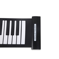 Portable 61 Touches Flexible Roll-Up Piano Clavier USB MIDI électronique Antiroulis Main Roulé Piano