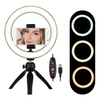 Portable 8.6 Inch LED Ring Light Lamp 3 Light Modes & Dimmable Brightness