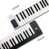 Portable 88 touches Piano pliable Piano numérique Clavier électronique multifonctionnel Piano pour instrument de musique étudiant Piano