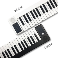 Portable 88 touches Piano pliable Piano numérique Clavier électronique multifonctionnel Piano pour instrument de musique étudiant Piano