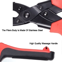 Portable Durable Multi-Fonction Ceinture Poinçon Manuel Économie de Travail Trou Rond / Trou Elliptique / Trou Plat Poinçonneuse Pince