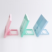 Portable En Plastique Livre Stand Pliable Livre Porte-Document Réglable 6 Angles Bookstand Bureau Lecture Cuisine Stand pour Cookbook Recipe Textbook Musique Livre Magazine Tablet