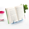 Portable En Plastique Livre Stand Pliable Livre Porte-Document Réglable 6 Angles Bookstand Bureau Lecture Cuisine Stand pour Cookbook Recipe Textbook Musique Livre Magazine Tablet