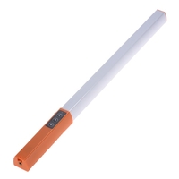 Portable Handheld LED Vidéo Ice Light Photographie Lampe Lampe réglable Luminosité et température de couleur Batterie au lithium rechargeable intégrée avec télécommande Câble de charge USB Sac de transport