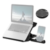 Portable Laptop Riser Stand Foldable Desktop Laptop Holder with 8 Levels Height Adjustment Ergonomic Computer Notebook Stand Bracket for Laptop Tablet 10-15.6 Inches