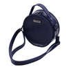 Portable élégant pouce piano étui souple en microfibre en cuir cercle forme Kalimba sac de rangement