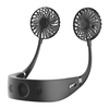 Portable mains libres cou ventilateur mini USB rechargeable ventilateur