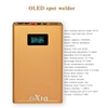 Portable Mini DIY 18650 Batterie Machine de soudage par points Affichage OLED 20 vitesses de réglage de la puissance et 20 vitesses de retard réglables avec fonction de charge-pal