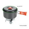 Portable pliant en acier inoxydable Pot Holder Plaque avec bac à combustible solide Poêle d