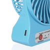 Portable Rechargeable LED Lumière Ventilateur Mini Bureau USB Charge Refroidisseur D