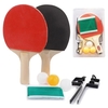 Portable Rétractable Ping Pong Post Net Rack Ping Pong Paddles Qualité Raquettes De Tennis De Table Ensemble Ping Pong Formation Réglable Extensible Net Rack Paddle Bats Accessoires De Sport Raquette Bundle Kit