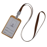 Porte-badge en alliage d