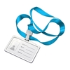 Porte-badge transversal horizontal pour cartes de travail en alliage d